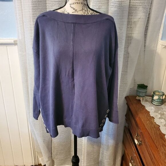 Terra Sky dark blue 💙 sweater sz xl - Picture 1 of 7